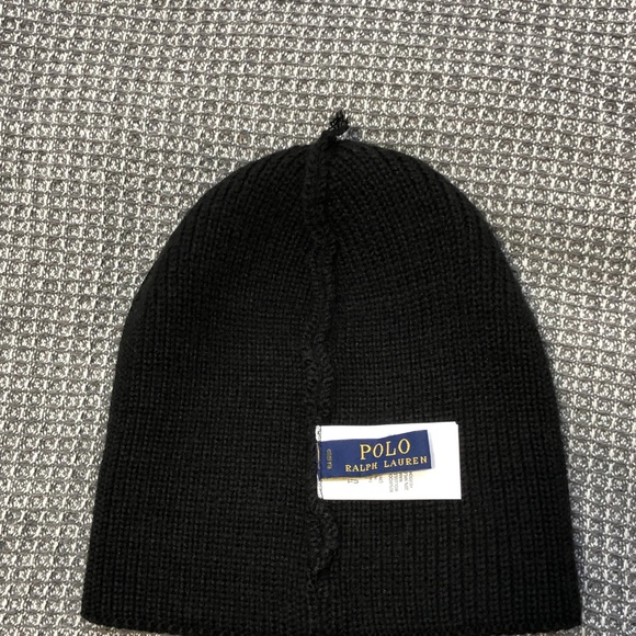 Polo Bear Embroidered Beanie Black - Picture 3 of 4